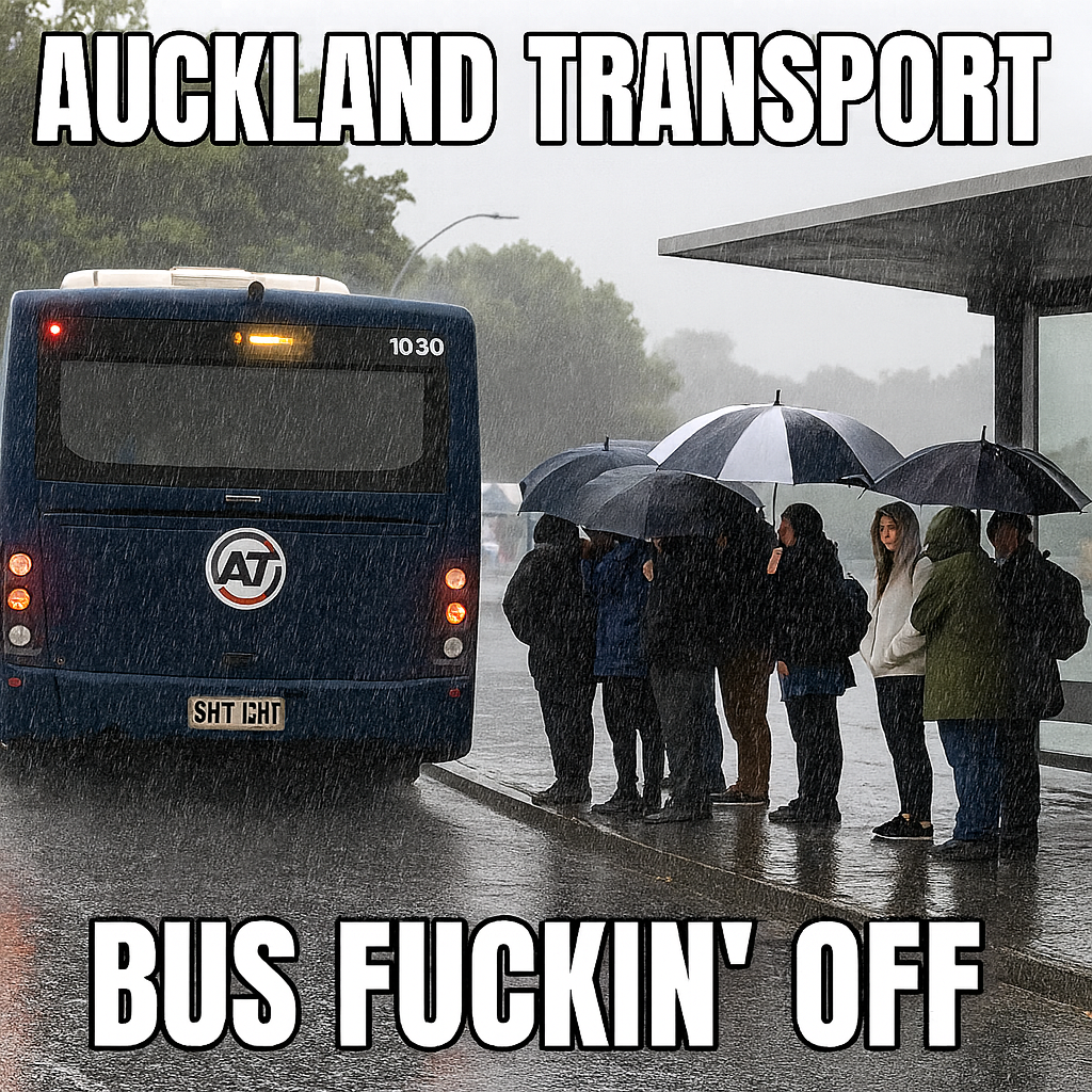 AT bus leaving people stranded