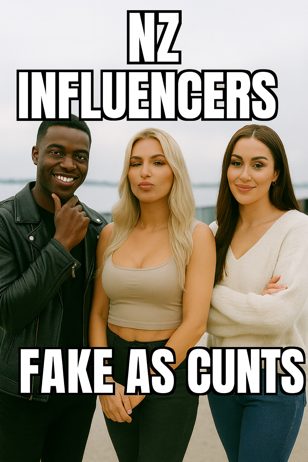 Influencer showing off gifted haul